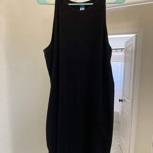 Black Old Navy Body Con Sleeveless Dress